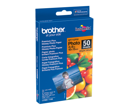 Papier do drukarki BROTHER Papier fotograficzny glossy 50 szt. (10x15CM 260G)